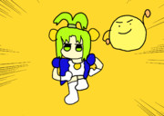 寝起きヤシの木でじこ