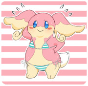 しましま水着なタブンネちゃん