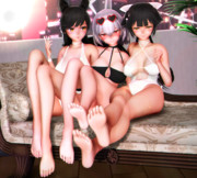 【あたかおルーム】アズレンお姉さん達の 見せるおみあしさん…♡