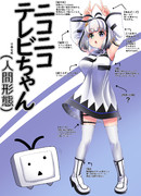 ニコニコテレビちゃんを勝手に擬人化。