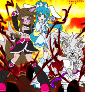 奮闘コスプレトリオ