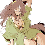 浴衣金ビキニパーマーさん