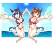 夏が終わるまで水着ウマ娘(8/8)