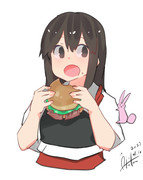 赤城『佐世保バーガーあーん！』