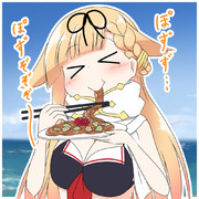 金曜日に食べるぽいぬ 焼きそば