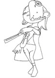 スプラトゥーン3　フウカ　ペン描き