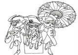 スプラトゥーン3　NEWカラストンビ部隊　ペン描き