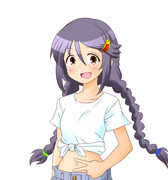 三好紗南ちゃんはヘソ呼吸です