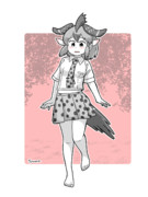 なんで私がチーターの服を…悔しくないもん！…ぐすん