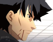 切嗣（アニメ24話「最後の令呪」4分58秒スクショ）2023.8.16投稿