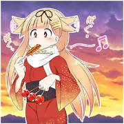 金曜日に食べるぽいぬ  フランクフルト、りんご飴