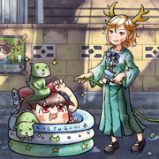 吉弔八千慧さんとゆっくりさんとカワウソ霊さん