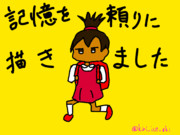 記憶だけを頼りに描いた強風なんとか
