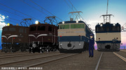 【MMD鉄道】朝焼けの機関区