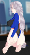 [東方MMD] 八意 永琳 レオタードver