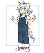 ポニテオーバーオールミラ子(嫁)