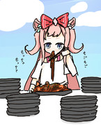 デジたんが焼きそば啜れなくてもちゃもちゃ食べてたらうれしい