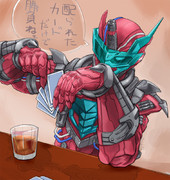 カードゲームに興じるブラッドスターク