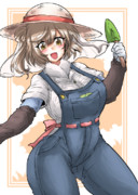 今日の農作業着