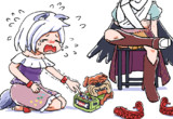 ”私は早鬼様の腕をトラバサミで挟みました。”