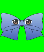 スターサファイアの頭に乗っているリボンに擬態している生物