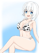 牛柄ビキニもちこさん