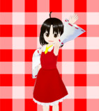 ちび霊夢制作中（途中経過）