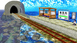 海の上の無人駅