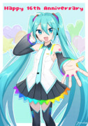 初音ミク16周年おめでとう！