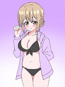 子供に見えて水着姿は、見事な大人！！【うちの会社の小さい先輩】