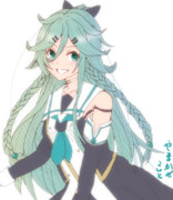 山風さんとお絵描き練習