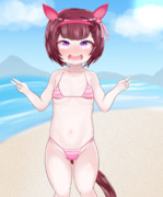 ニシノフラワー　水着撮影in無人島