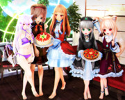 【今日のレア様】今日も スイーツが できましたよ～♪