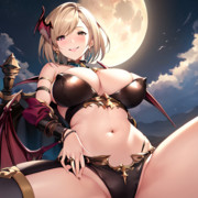 AIイラストでボンデージサキュバスジータちゃんを生成してみた