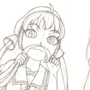 ふーふちゃん(下書きチラ見せ)