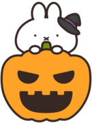 ハロウィンぺけうさちゃん