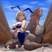 バニー装備改装浜風