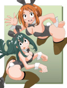 お茶子と梅雨ちゃん