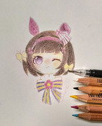 手書きフラワー