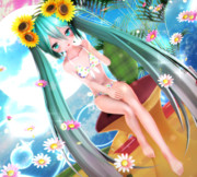 【ちびミクちゃん萌えリンク】美脚なちびミクちゃん…♡