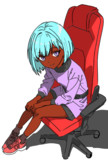 褐色肌の女の子