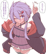 用事を頼みにいくと毎回こんな感じでポーズをとってくれるゆかりさん