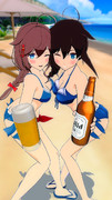 ビールのポスター的なアレ【MMDセクシー静画祭2023】