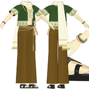 暑い国の服【MMD衣装配布あり】