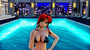 【MMDセクシー静画祭2023】Night Pool