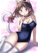 スク水と猫耳と女の子④