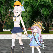 熱中症防止に帽子