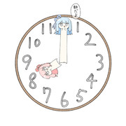 朝だよ