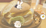 お月見フルムーンバーガー