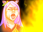 辛いトレーニングをするマックイーン